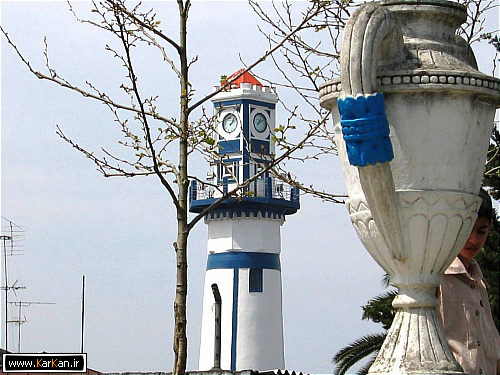 مناره برج ساعت نمادی از قدمت و زیبایی شهر ساحلی انزلی